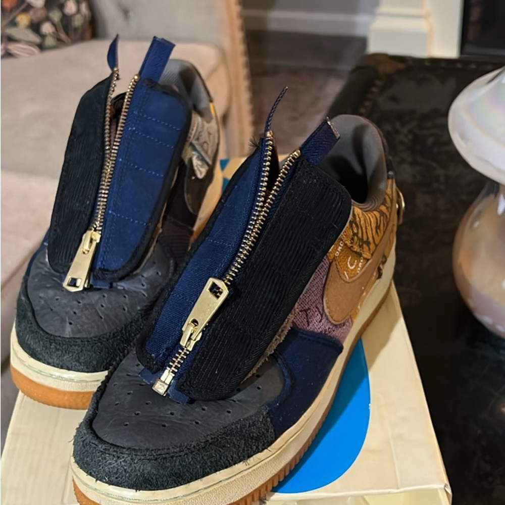 Men's Travis Scott cactus jack Air Force 1 low - Picture 3 of 7